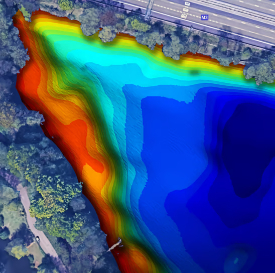Reservoir Depth Mapping - SisterNav ASV Gallery